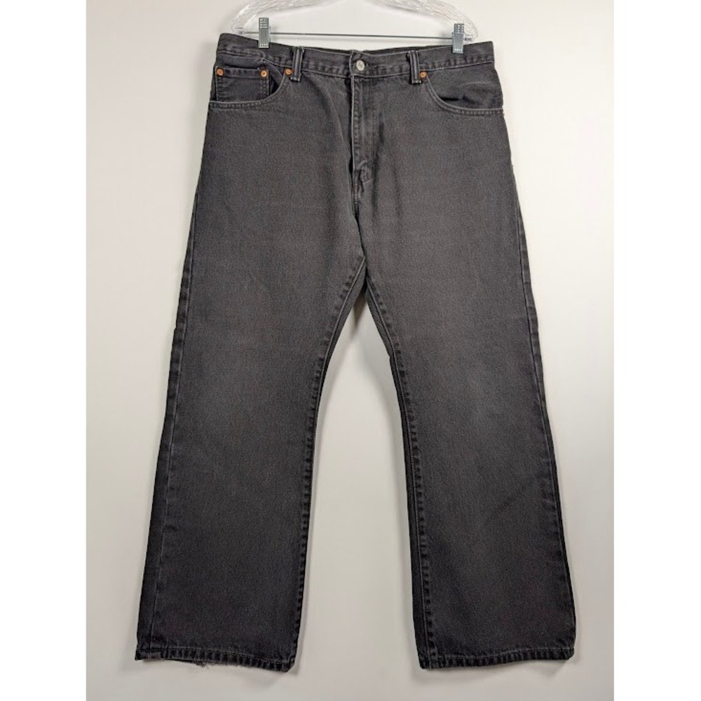Levi's 517 Jeans Mens 38x29 (FITS 37x28) Black 100% Cotton
